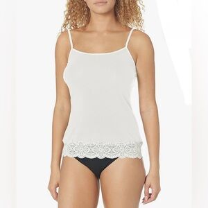 Cosabella - Sonia Camisole - Lace-Trimmed - Moon Ivory - Size Small - Excellent
